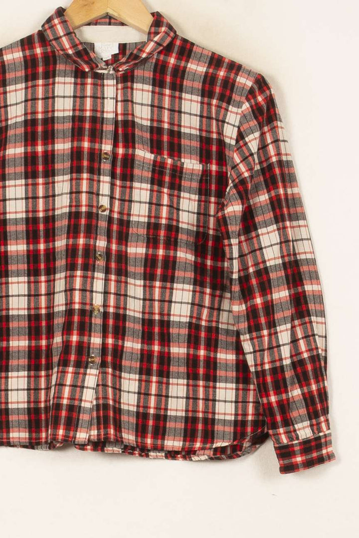 Chemise à Carreaux Rouge et Blanc - Taille XS/34 de la marque Karl Marc John | GLD0038 - Vendu par Paradigme - Image 3