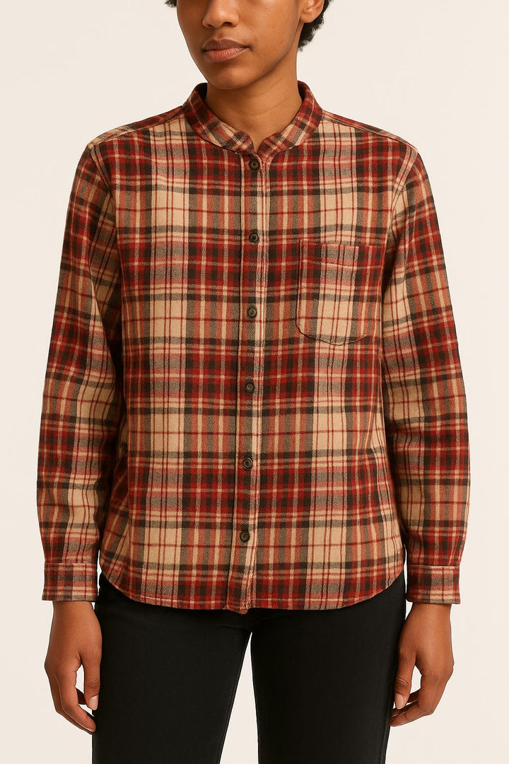 Chemise à Carreaux Rouge et Blanc - Taille XS/34 de la marque Karl Marc John | GLD0038 - Vendu par Paradigme - Image 1