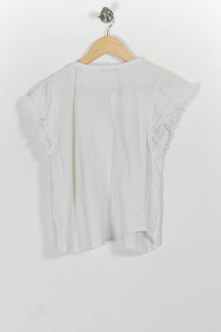Tee-shirt Blanc - Taille M/38 de la marque ZAPA | GLD0039 - Vendu par Paradigme - Image 4