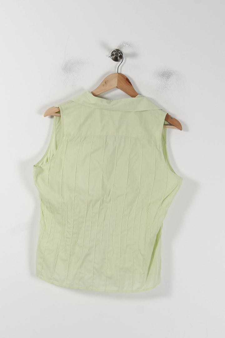 Blouse Sans Manches Verte - Taille XXL/44 de la marque Caroll | GLD0049 - Vendu par Paradigme - Image 4
