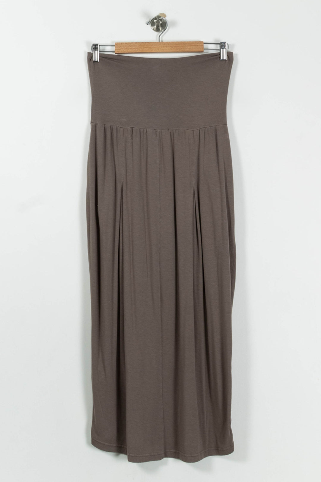 Jupe Longue Marron - Taille L/40 de la marque La Fée Maraboutée | GLD0052 - Vendu par Paradigme - Image 4