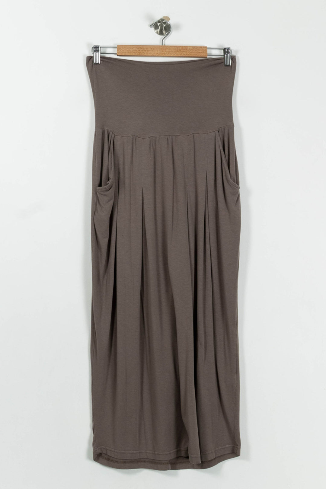 Jupe Longue Marron - Taille L/40 de la marque La Fée Maraboutée | GLD0052 - Vendu par Paradigme - Image 2