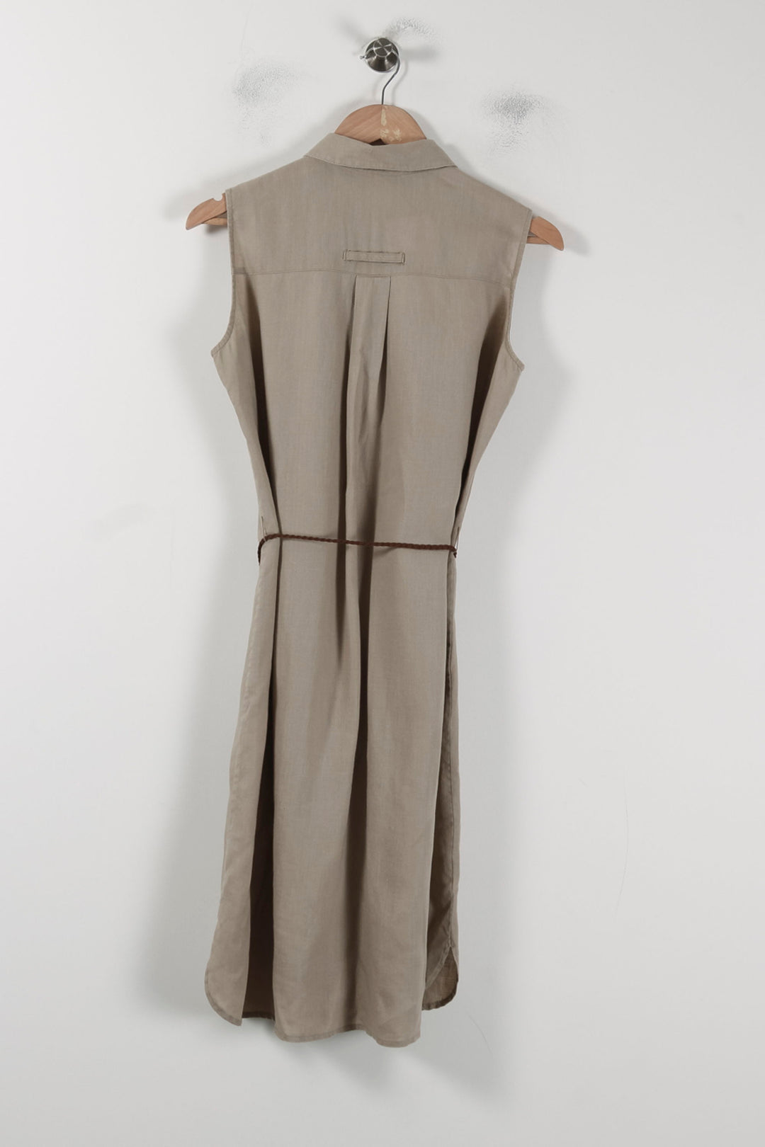 Robe Chemise Beige - Taille L/40 de la marque ZAPA | GLD0053 - Vendu par Paradigme - Image 4