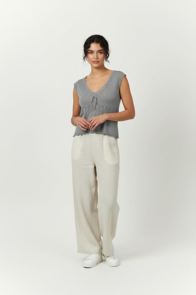 Débardeur Gris - Taille L/40 de la marque Essentiel Antwerp | GLLIM0069 - Vendu par Paradigme - Image 1