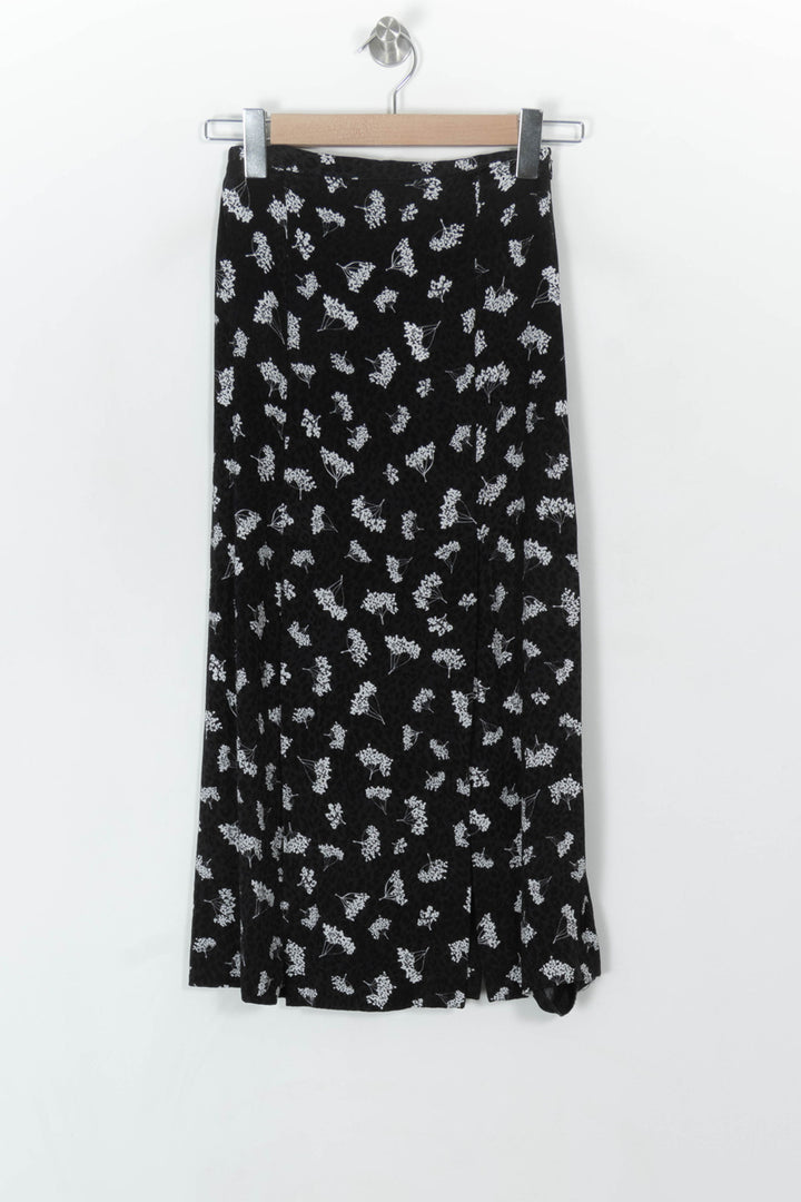 Jupe Longue Noire et Blanche - Taille XS/34 de la marque Maje | GLLIM0074 - Vendu par Paradigme - Image 2