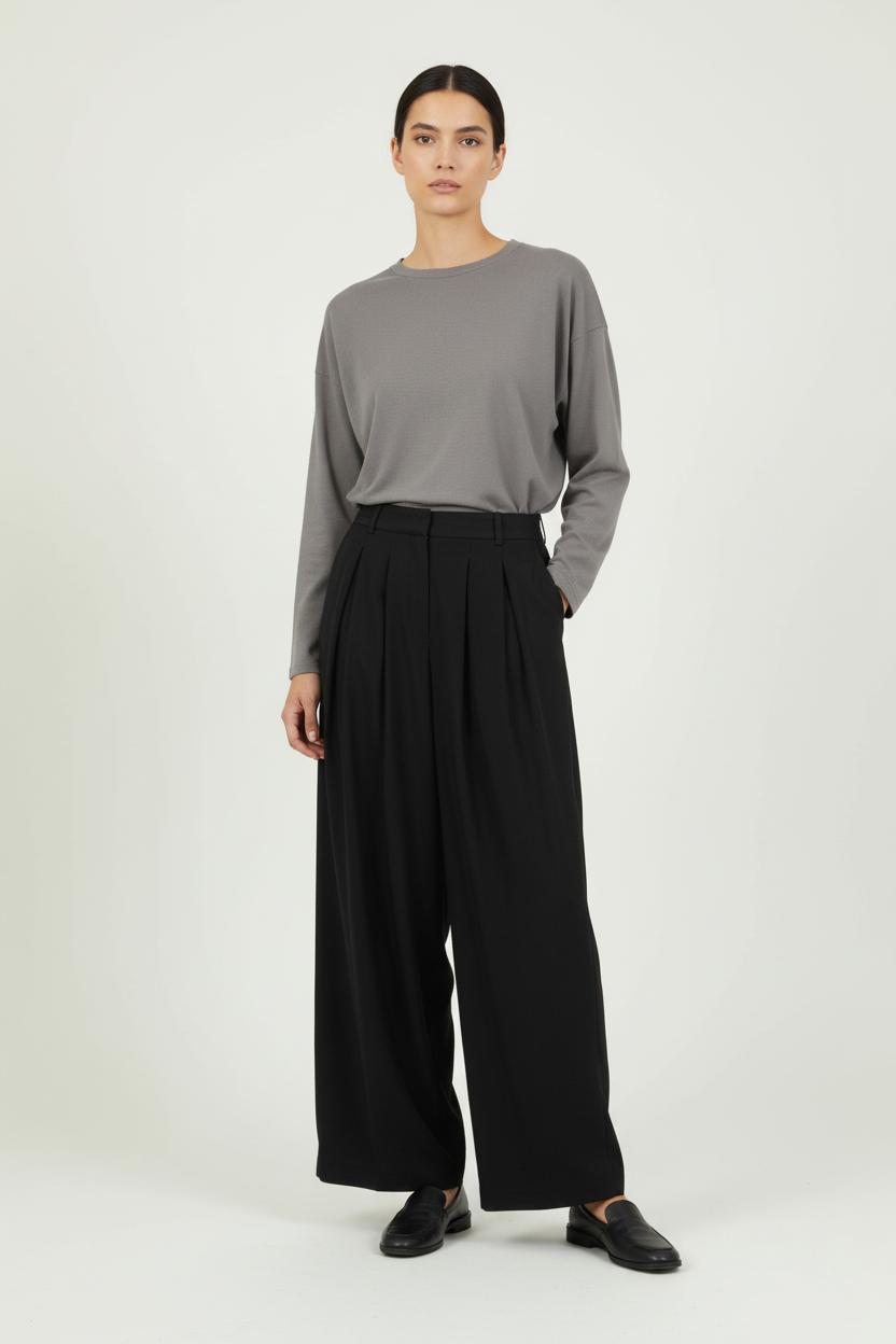 Pantalon Large Noir - Taille S/36 de la marque Joseph | GLLIM0106 - Vendu par Paradigme - Image 1