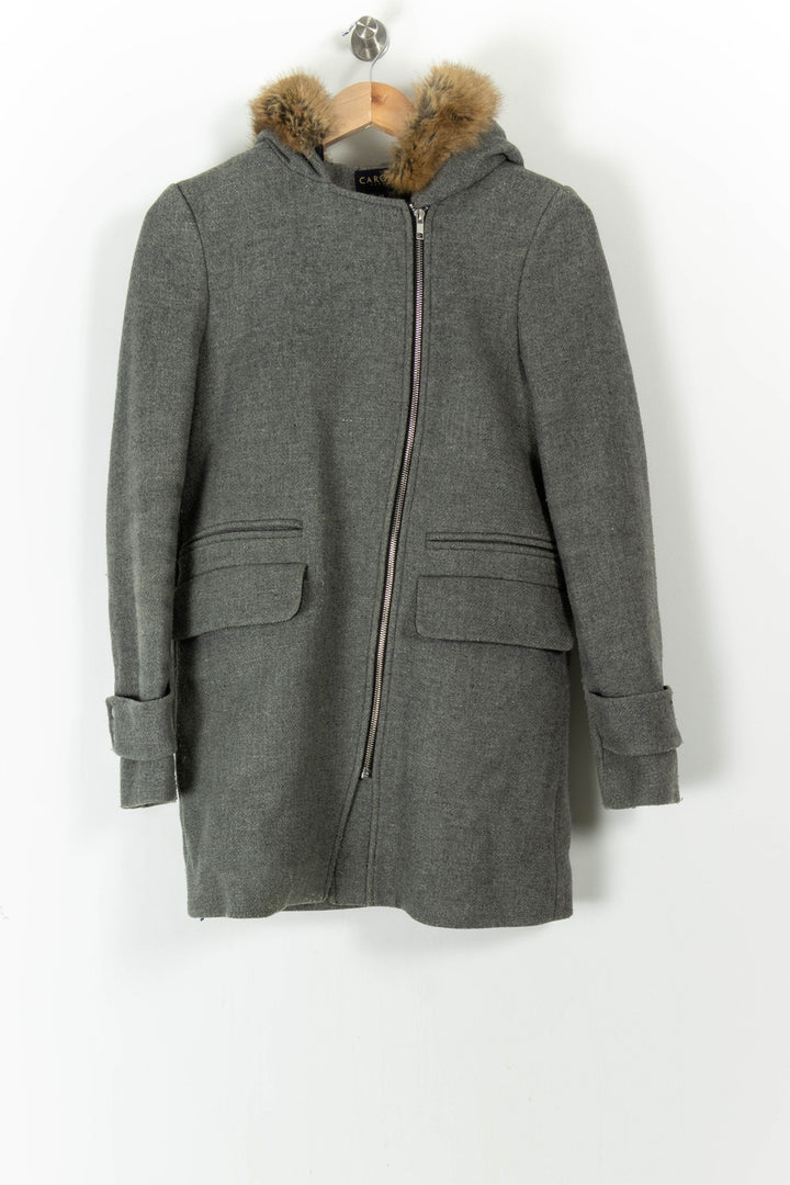 Manteau Gris - Taille M/38 de la marque Caroll | GLLIM0107 - Vendu par Paradigme - Image 2