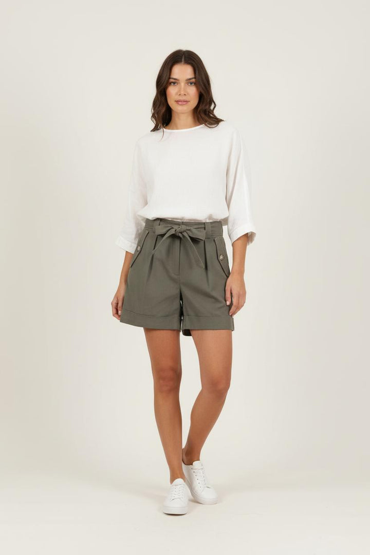 Short Taille Haute Vert - Taille S/36 de la marque Maison Stella & Suzie | GLLIM0108 - Vendu par Paradigme - Image 1