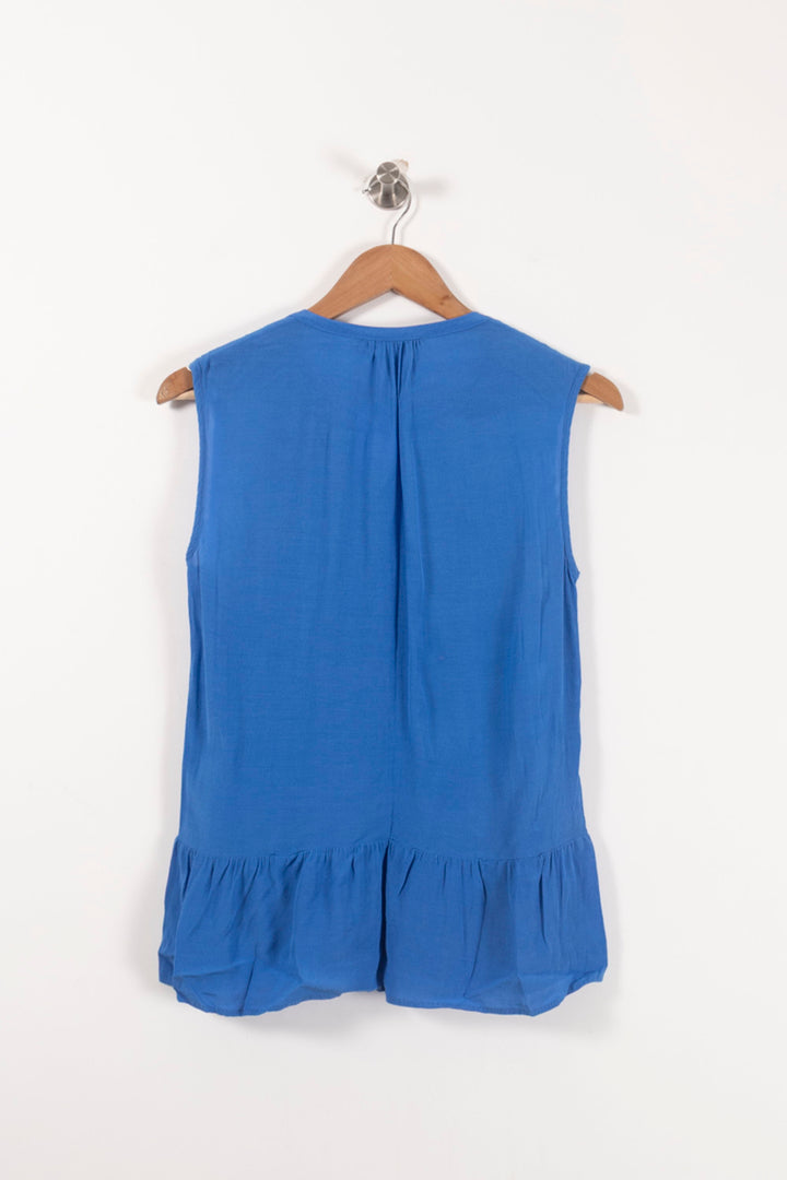 Blouse Bleue - Taille L/40 de la marque Comptoir des Cotonniers | GLLIM0111 - Vendu par Paradigme - Image 4