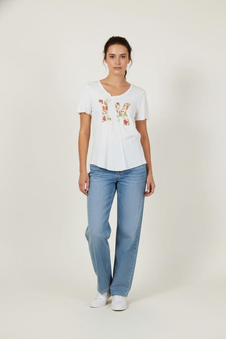 Tee-shirt Blanc - Taille L/40 de la marque IKKS | GLLIM0117 - Vendu par Paradigme - Image 1