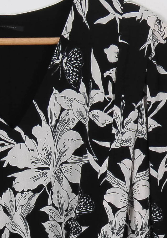 Robe Longue Noire et Blanche - Taille S/36 de la marque IKKS | GLLIM0126 - Vendu par Paradigme - Image 3