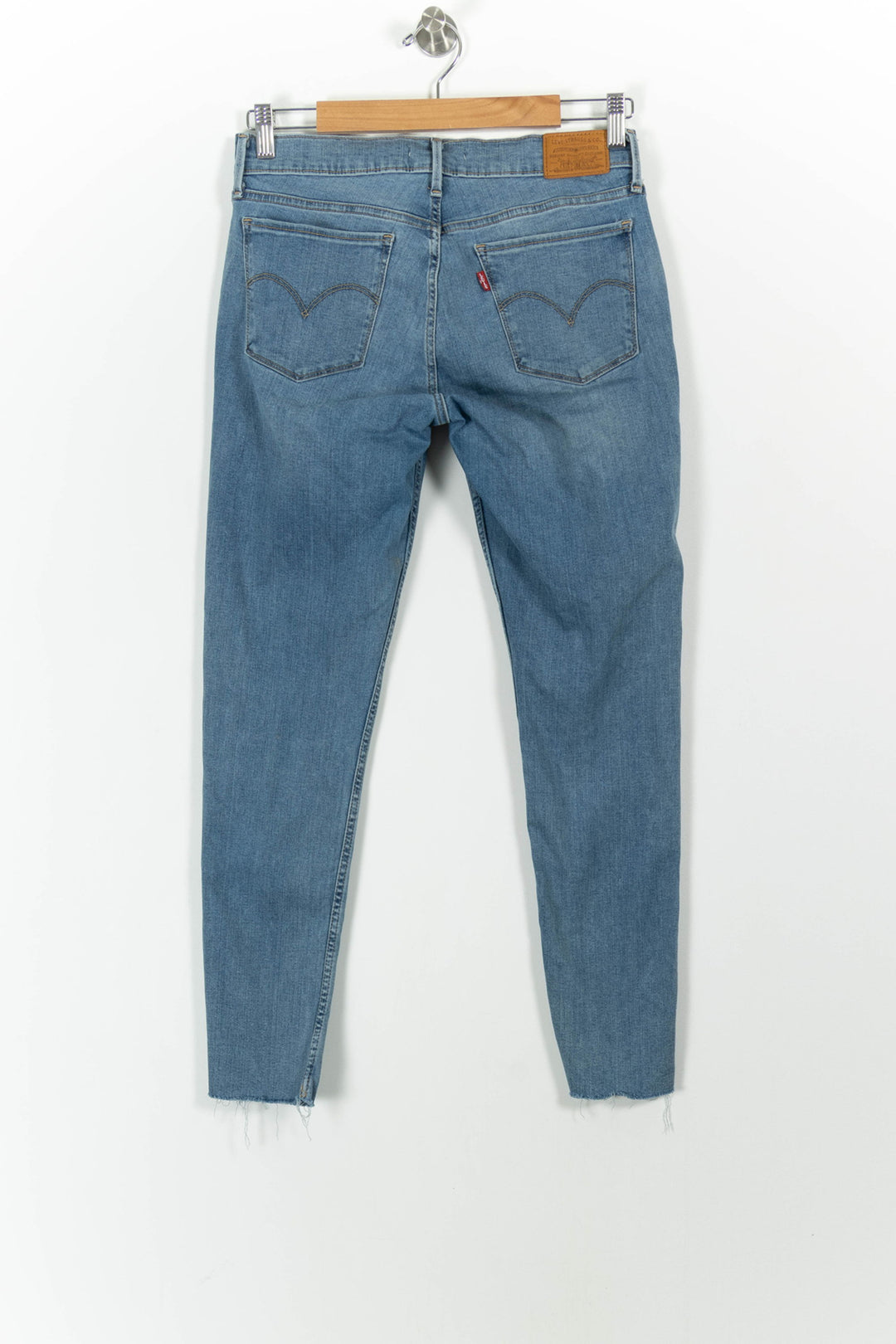Jean Skinny Bleu et Bleu Foncé - Taille L/40 de la marque Levi's | GLLIM0127 - Vendu par Paradigme - Image 4