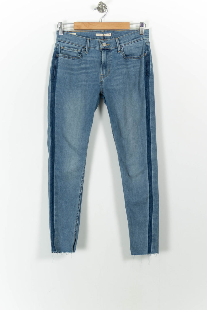 Jean Skinny Bleu et Bleu Foncé - Taille L/40 de la marque Levi's | GLLIM0127 - Vendu par Paradigme - Image 2