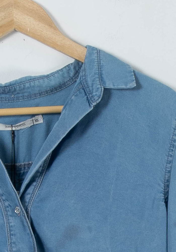 Chemise Bleu - Taille XS/34 de la marque Sud express | GLLIM0134 - Vendu par Paradigme - Image 3