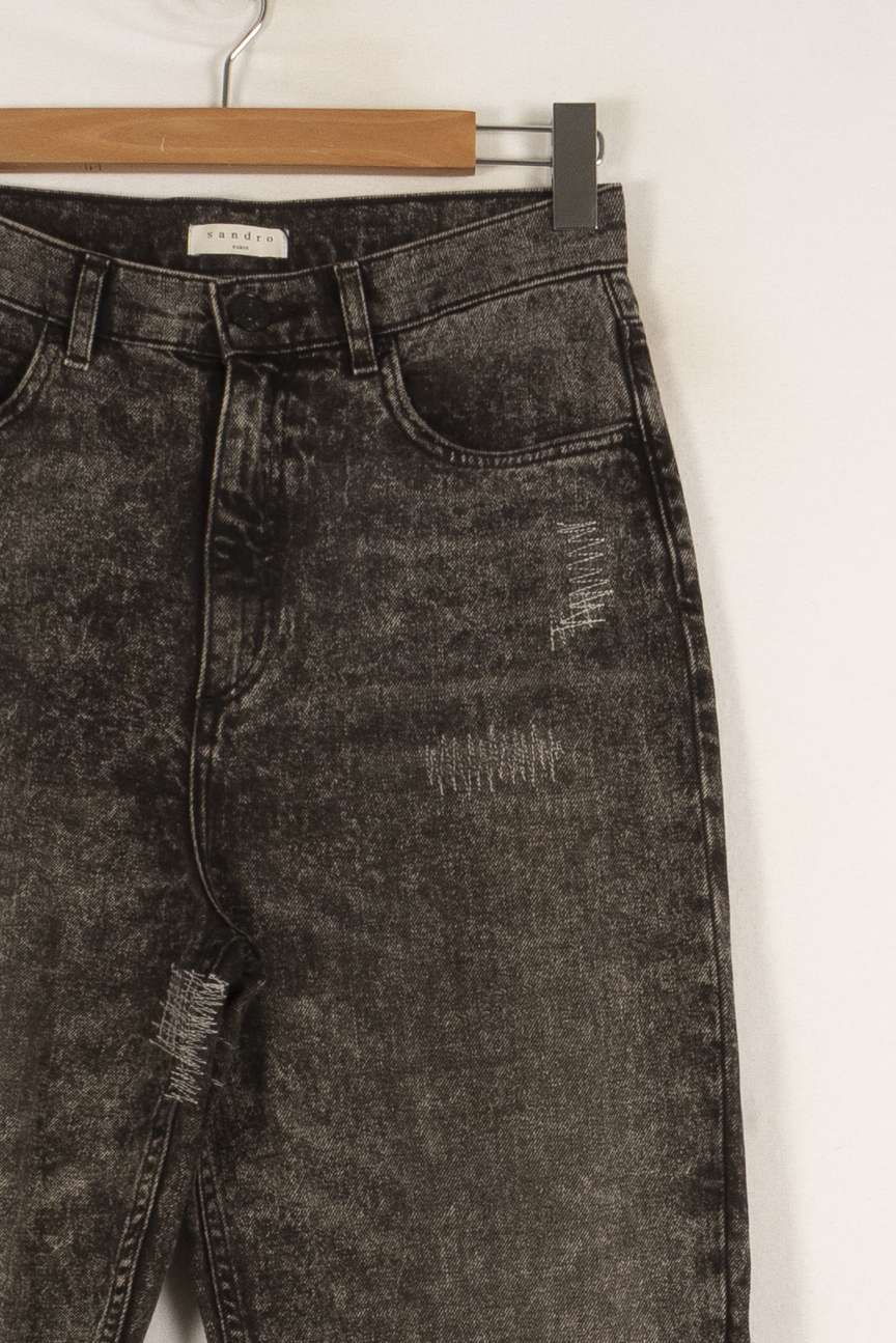 Jean Gris - Taille L/40 de la marque Sandro | GLLM0036 - Vendu par Paradigme - Image 2