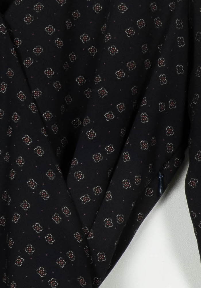 Robe noire à motif - Taille L/40 de la marque IKKS | GLLM0037 - Vendu par Paradigme - Image 3