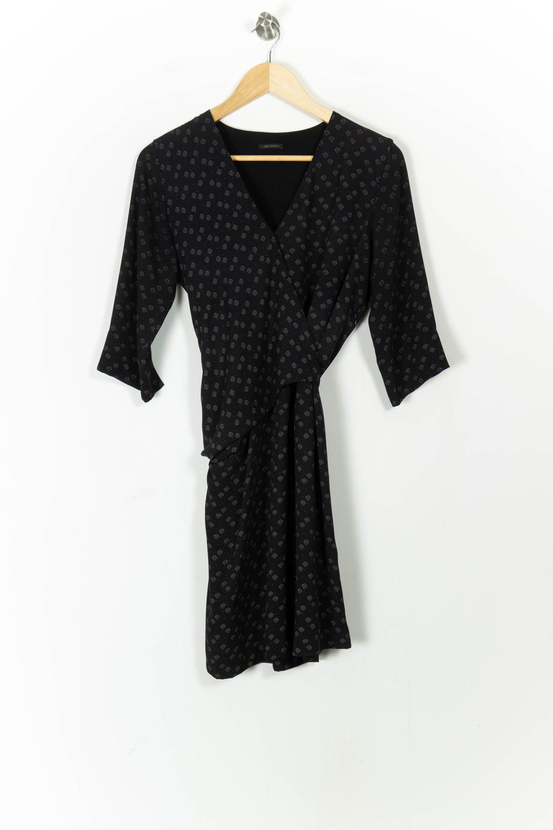 Robe noire à motif - Taille L/40 de la marque IKKS | GLLM0037 - Vendu par Paradigme - Image 2