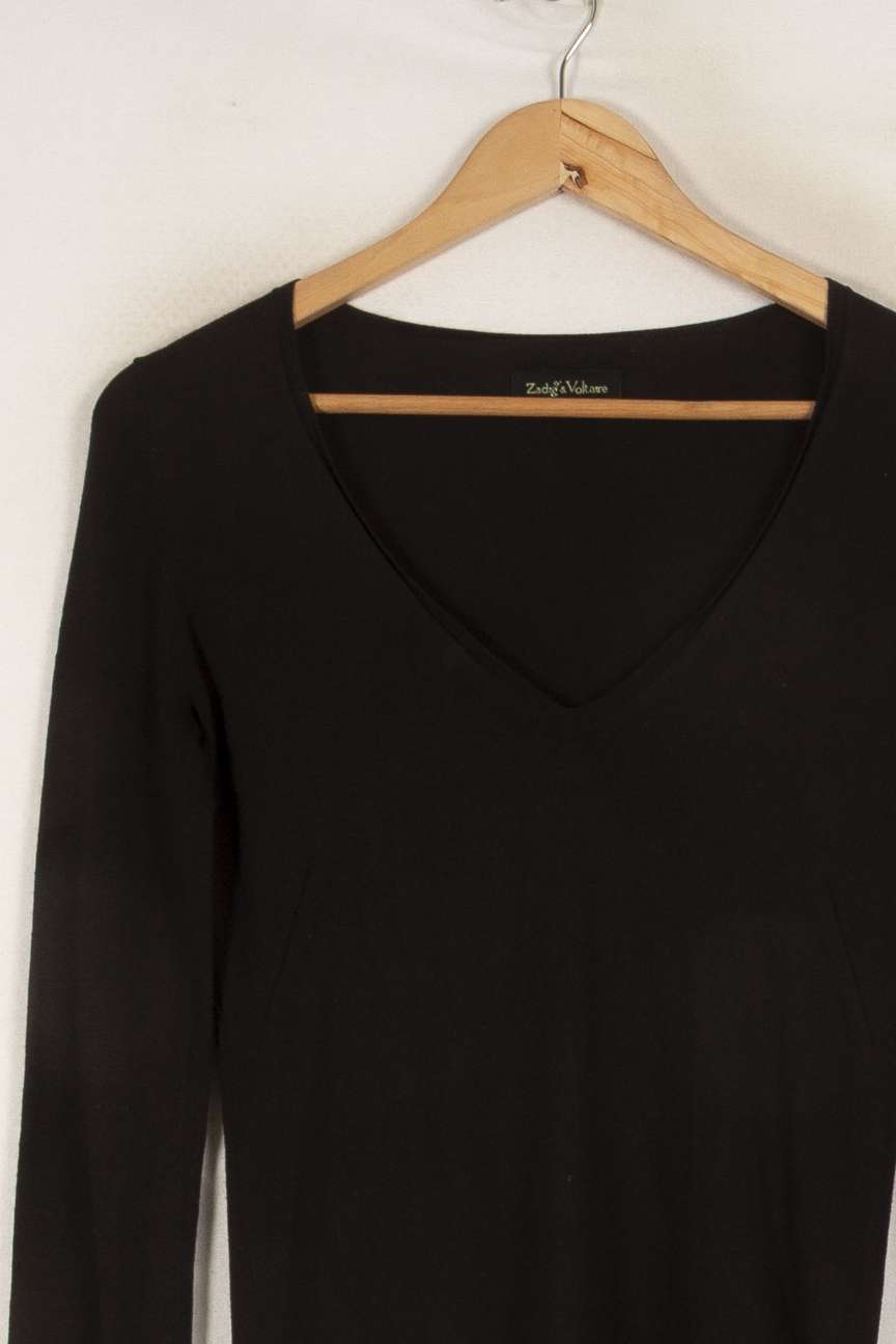 Pull noir - Taille L/40 de la marque Zadig&Voltaire | GLLM0039 - Vendu par Paradigme - Image 2