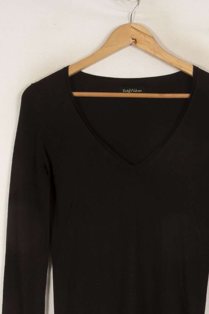 Pull noir - Taille L/40 de la marque Zadig&Voltaire | GLLM0039 - Vendu par Paradigme - Image 2