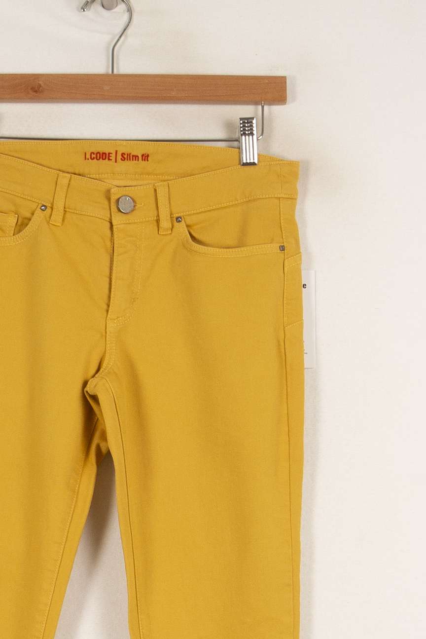 Pantalon Jaune - Taille S/36 de la marque I.Code | GLLM0044 - Vendu par Paradigme - Image 2