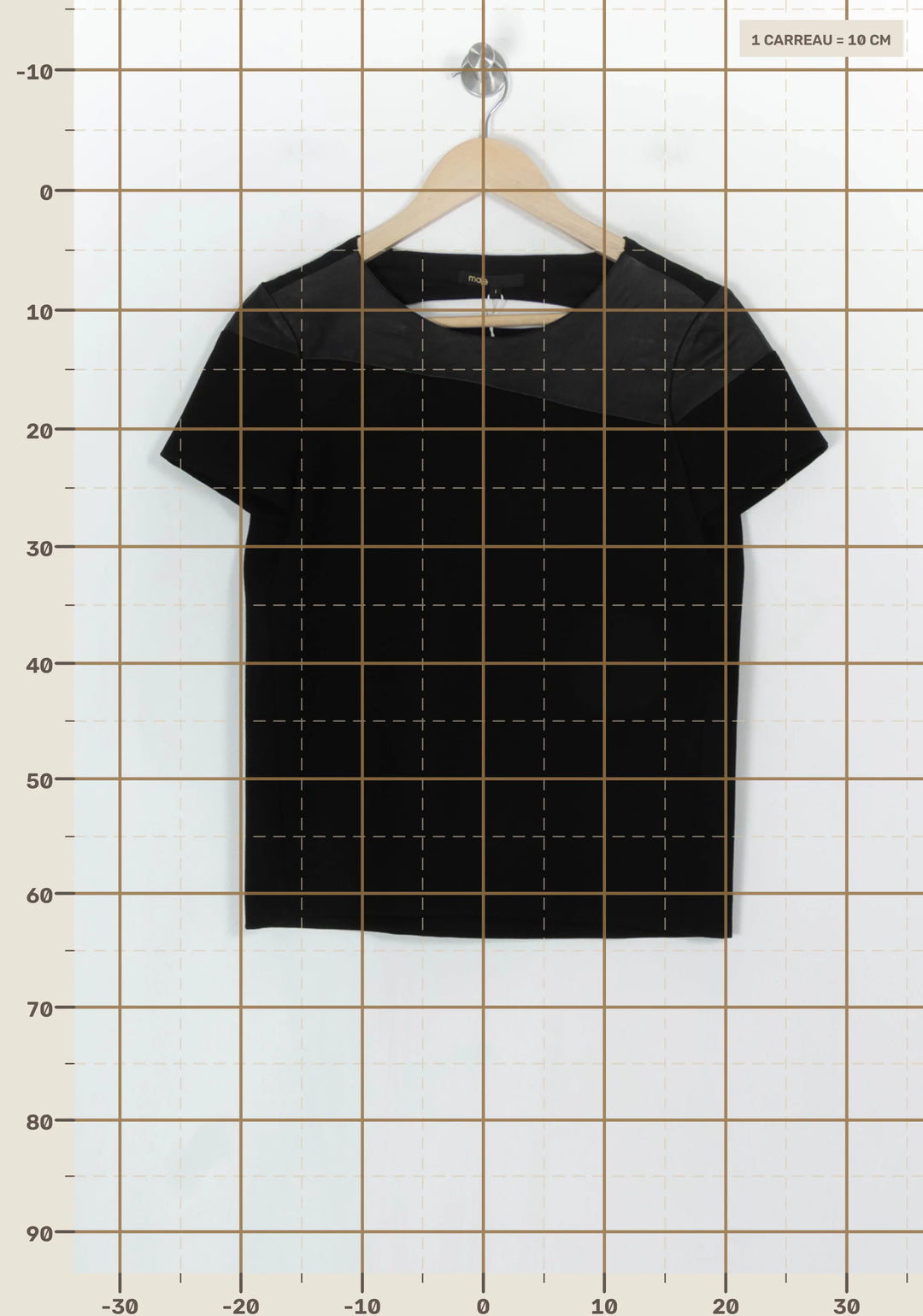 Blouse Noire - Taille S/36 de la marque Maje | GLLM0069 - Vendu par Paradigme - Image 4