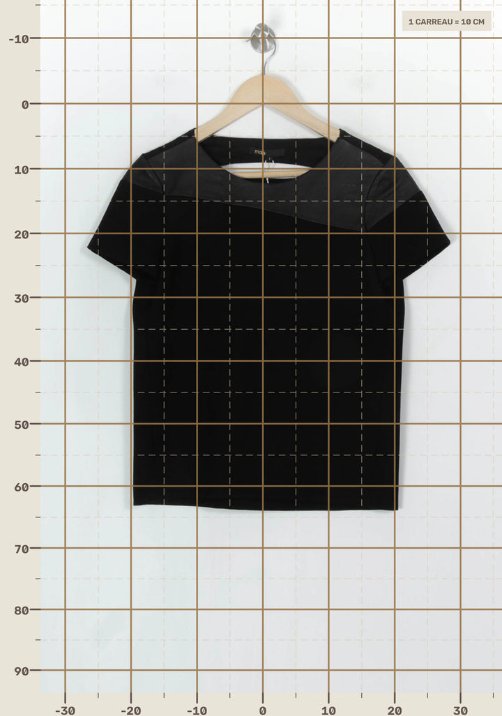 Blouse Noire - Taille S/36 de la marque Maje | GLLM0069 - Vendu par Paradigme - Image 4