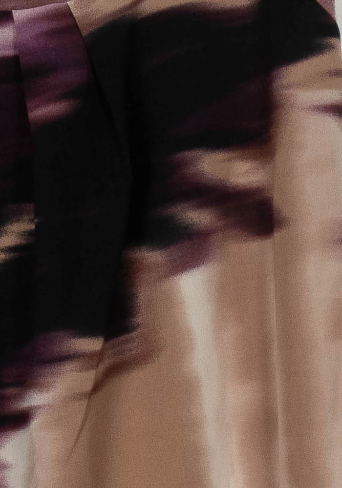 Top Violet et Beige - Taille M/38 de la marque La Fée Maraboutée | GLLM0078 - Vendu par Paradigme - Image 3
