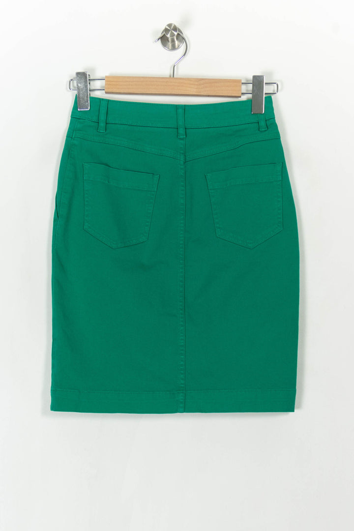 Jupe Droite Verte - Taille XS/34 de la marque Caroll | GLLM0087 - Vendu par Paradigme - Image 5