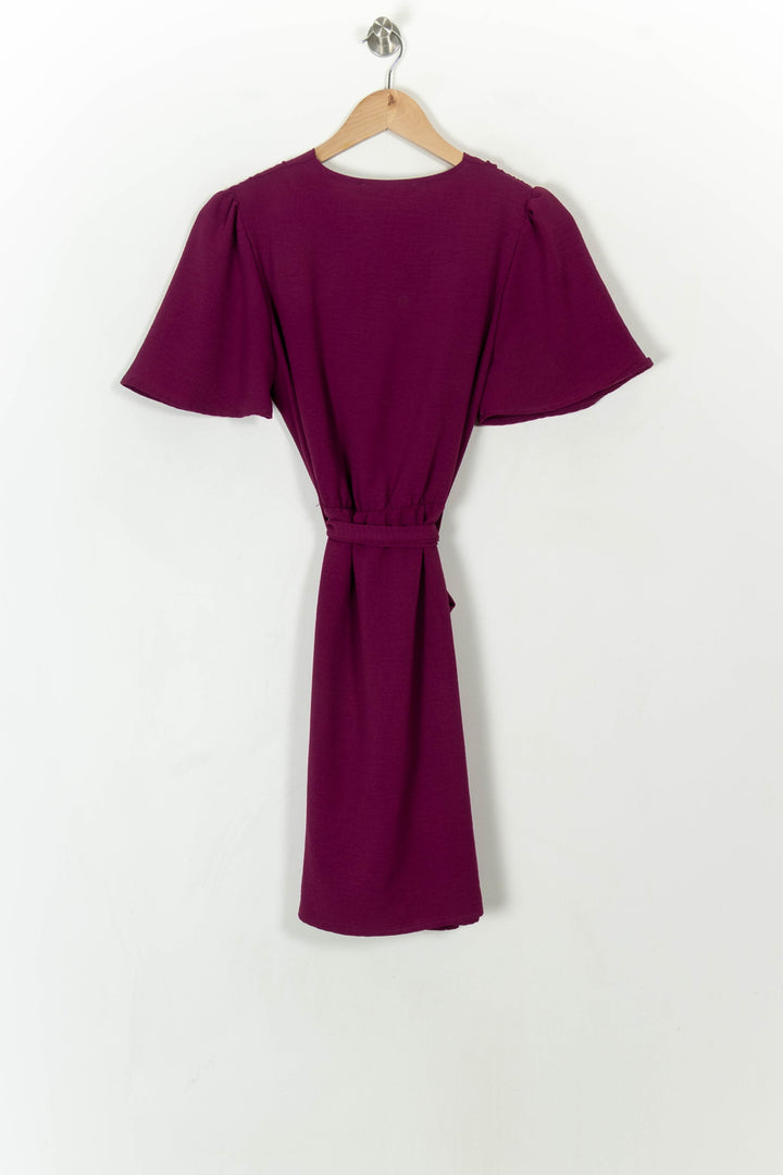 Robe Portefeuille Rose - Taille S/36 de la marque La Fée Maraboutée | GLLM0090 - Vendu par Paradigme - Image 5