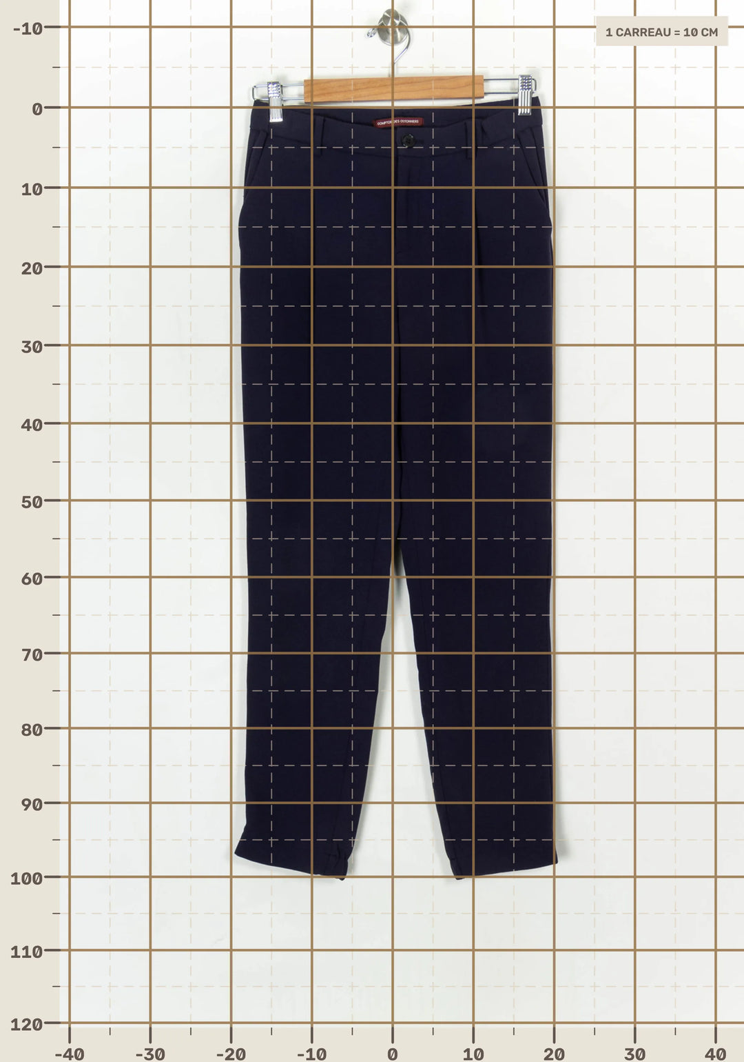 Pantalon De Costume Bleu Marine - Taille S/36 de la marque Comptoir des Cotonniers | GLLM0096 - Vendu par Paradigme - Image 4