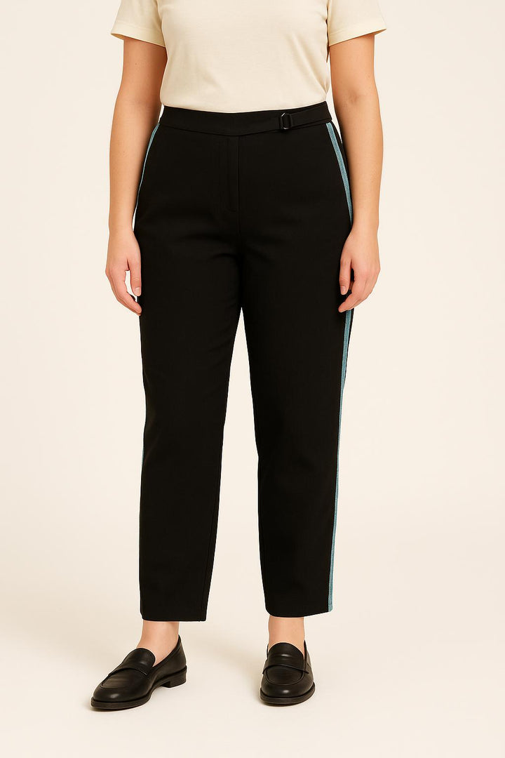 Pantalon Noir et Bleu - Taille XL/42 de la marque Sandro | GLLim0002 - Vendu par Paradigme - Image 1