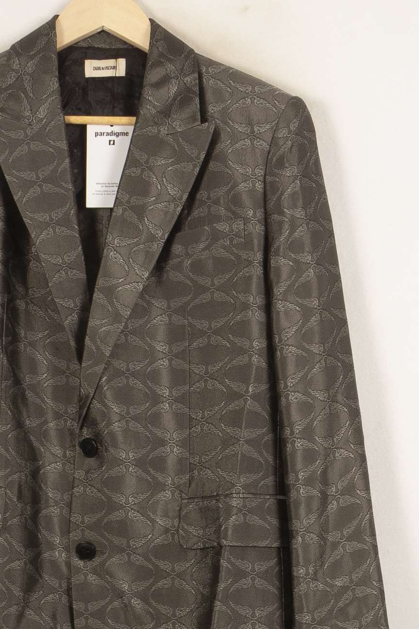 Blazer Gris - Taille L/40 de la marque Zadig&Voltaire | GLLim0146 - Vendu par Paradigme - Image 3
