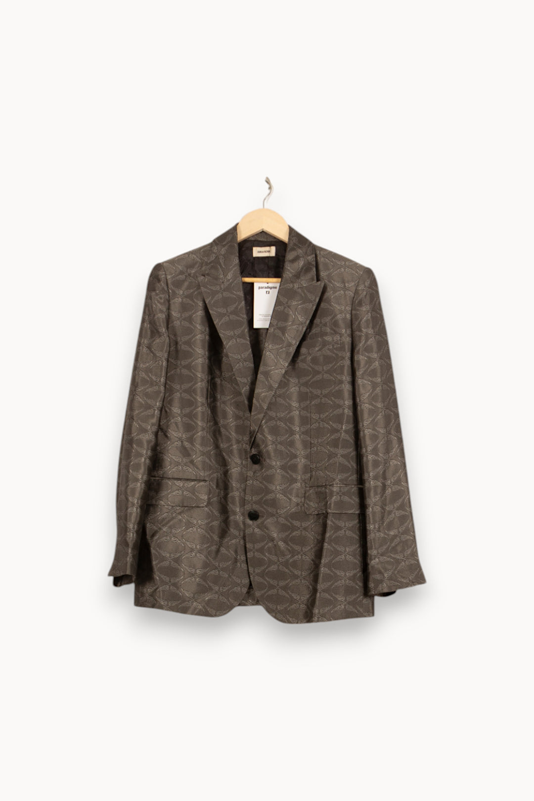 Blazer Gris - Taille L/40 de la marque Zadig&Voltaire | GLLim0146 - Vendu par Paradigme - Image 2