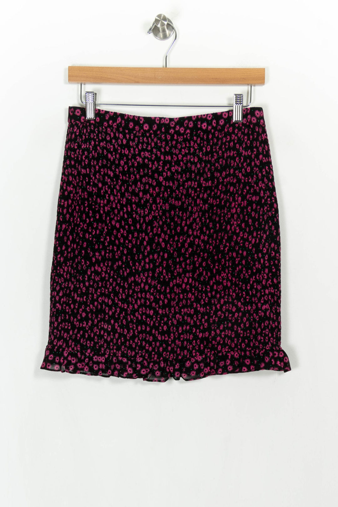 Jupe rose à motifs - Taille L/40 de la marque The Kooples | GLO0005 - Vendu par Paradigme - Image 4
