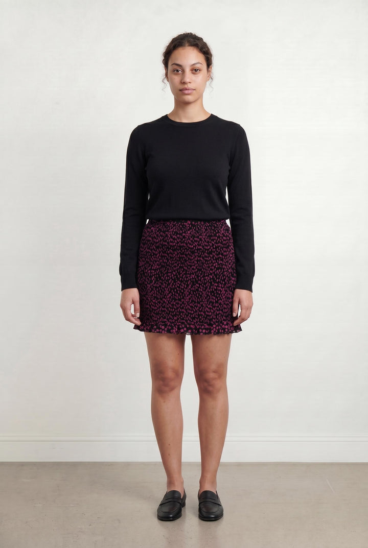 Jupe rose à motifs - Taille L/40 de la marque The Kooples | GLO0005 - Vendu par Paradigme - Image 1