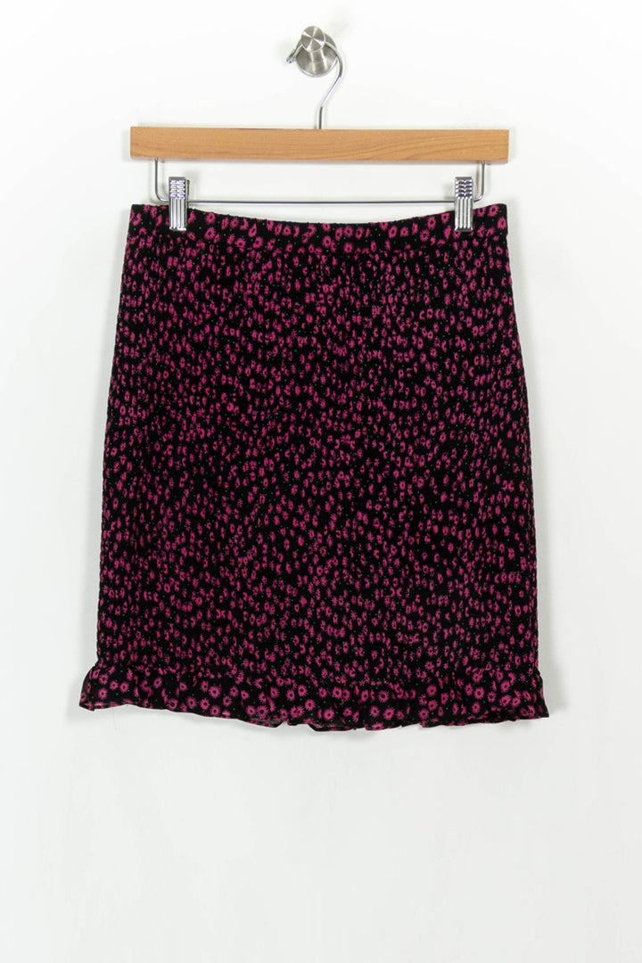 Jupe rose à motifs - Taille L/40 de la marque The Kooples | GLO0005 - Vendu par Paradigme - Image 2