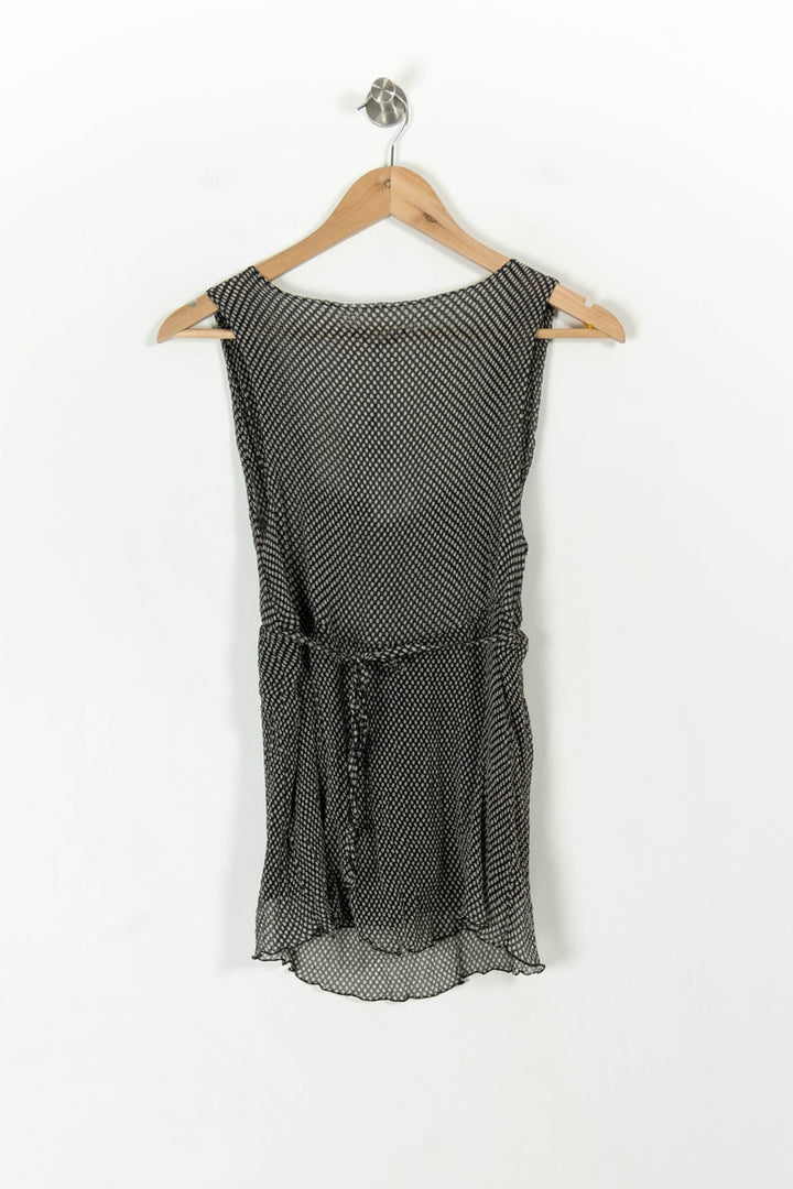 Top Noir et Blanc - Taille L/40 de la marque Maje | GLO0014 - Vendu par Paradigme - Image 4