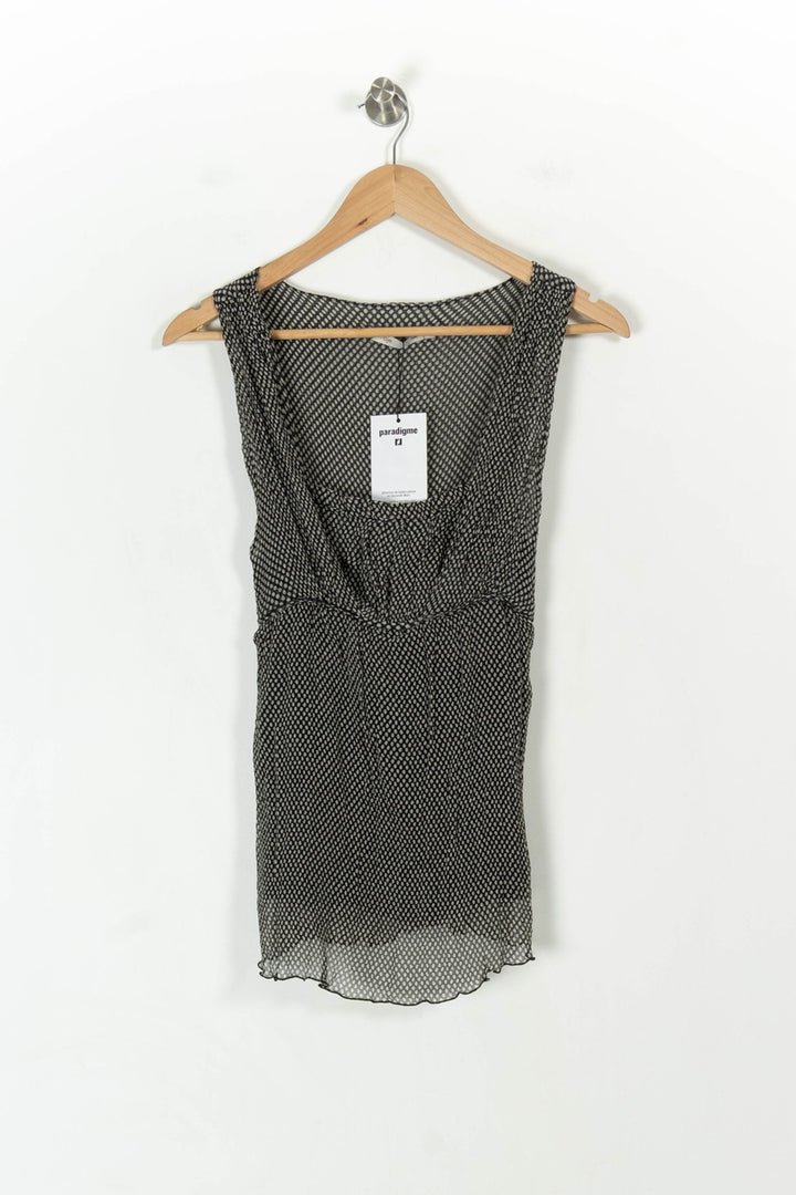 Top Noir et Blanc - Taille L/40 de la marque Maje | GLO0014 - Vendu par Paradigme - Image 2