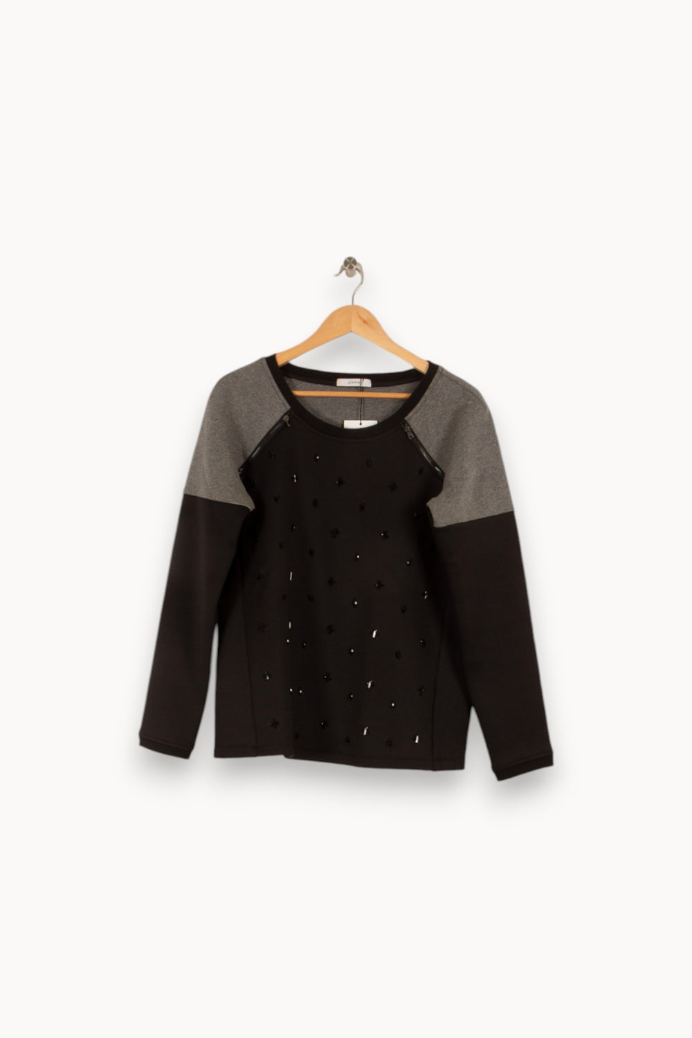 Pull noir - Taille L/40 de la marque ZAPA | GLO0024 - Vendu par Paradigme - Image 1