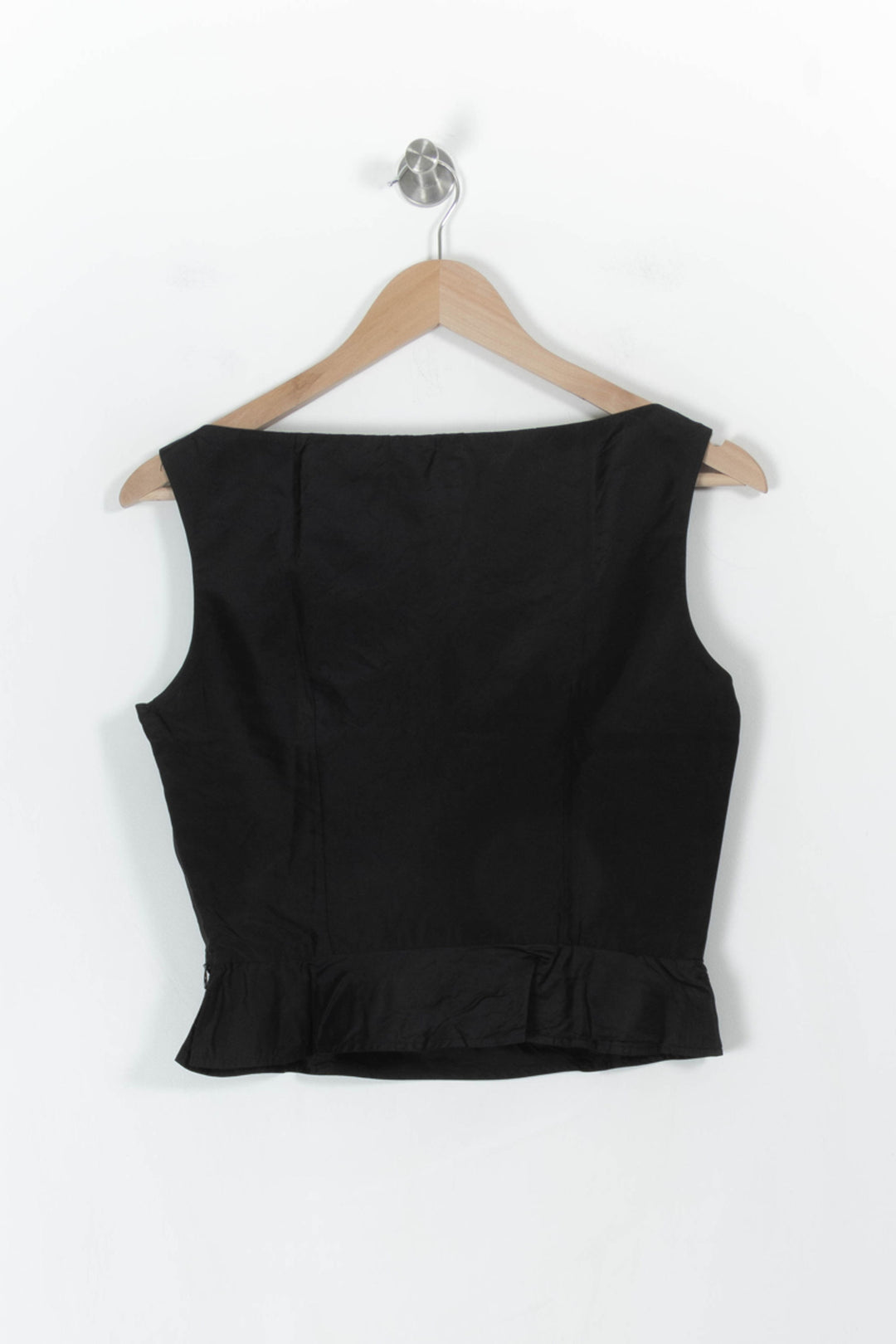 Top Noir - Taille M/38 de la marque Agnès b. | GLO0051 - Vendu par Paradigme - Image 4