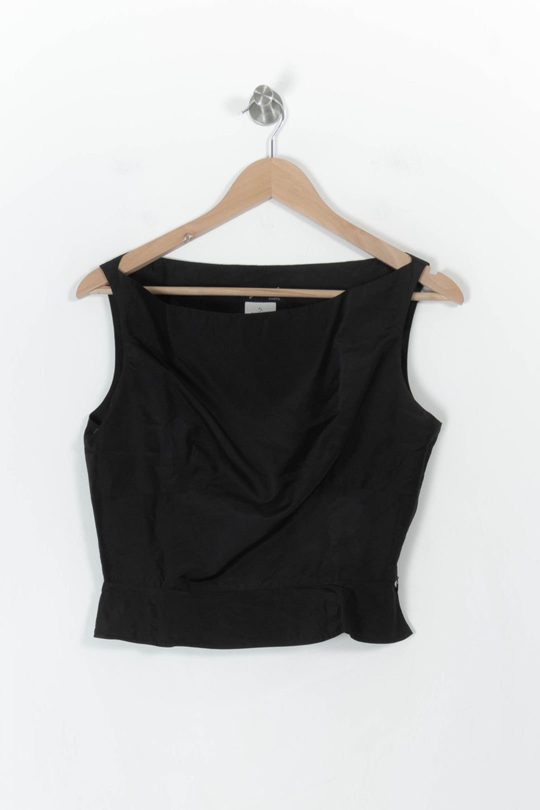 Top Noir - Taille M/38 de la marque Agnès b. | GLO0051 - Vendu par Paradigme - Image 2