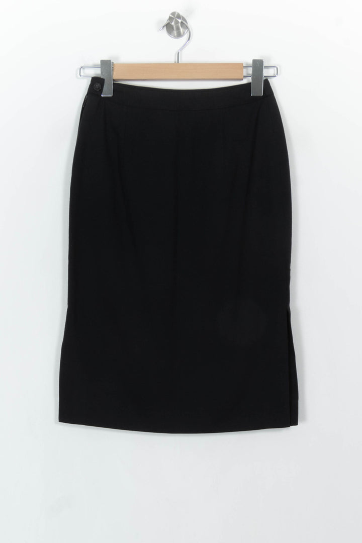 Jupe noire - Taille S/36 de la marque Agnès b. | GLO0052 - Vendu par Paradigme - Image 4