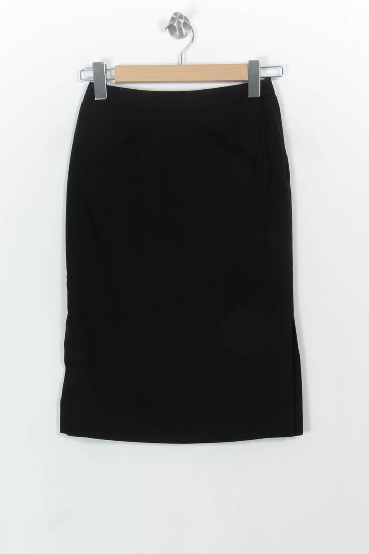 Jupe noire - Taille S/36 de la marque Agnès b. | GLO0052 - Vendu par Paradigme - Image 2