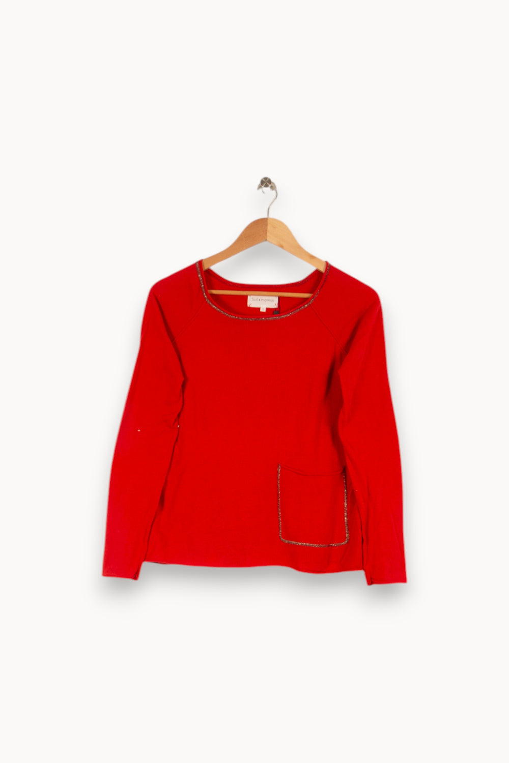 Pull rouge - Taille S/36 de la marque Sud express | GLO0068 - Vendu par Paradigme - Image 1