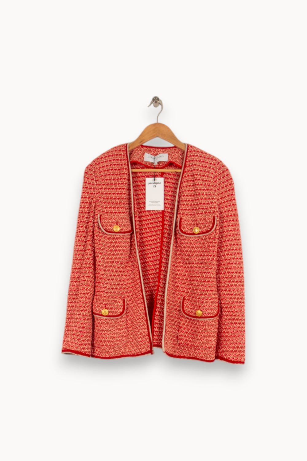 Blazer rouge - Taille M/38 de la marque Gerard Darel | GLO0084 - Vendu par Paradigme - Image 1