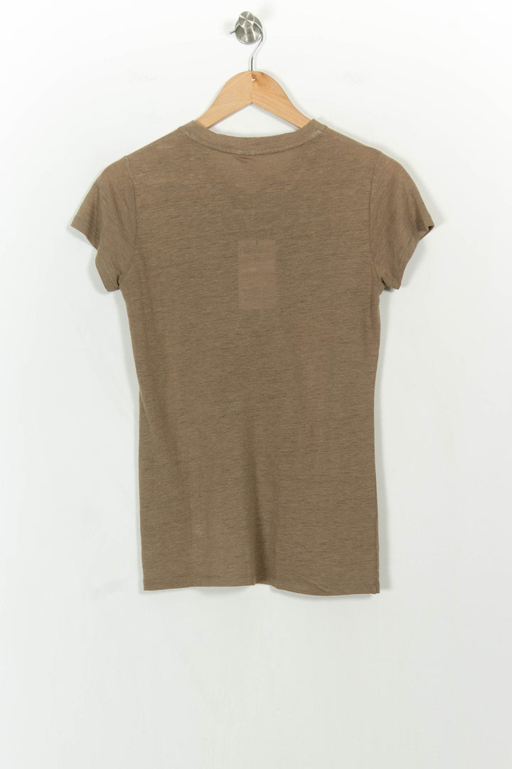 T-shirt Marron - Taille S/36 de la marque Majestic Filatures | GLO0092 - Vendu par Paradigme - Image 4