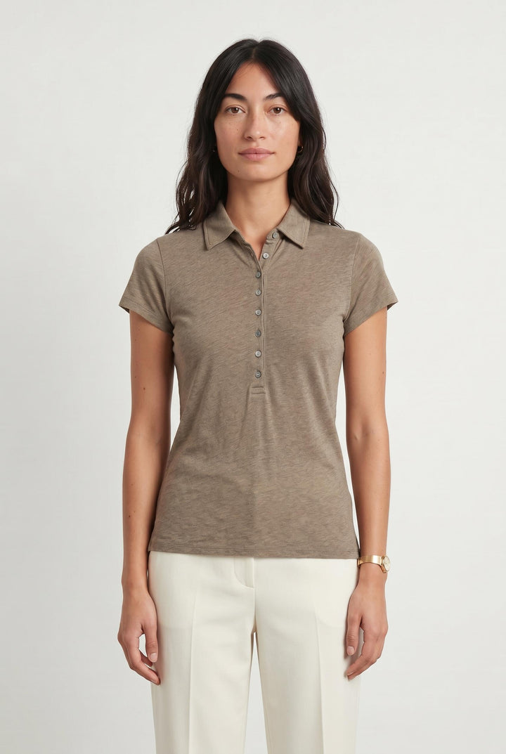 T-shirt Marron - Taille S/36 de la marque Majestic Filatures | GLO0093 - Vendu par Paradigme - Image 1