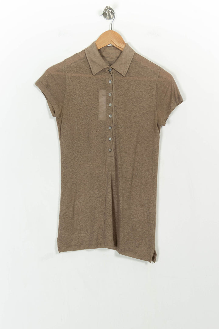 T-shirt Marron - Taille S/36 de la marque Majestic Filatures | GLO0093 - Vendu par Paradigme - Image 2