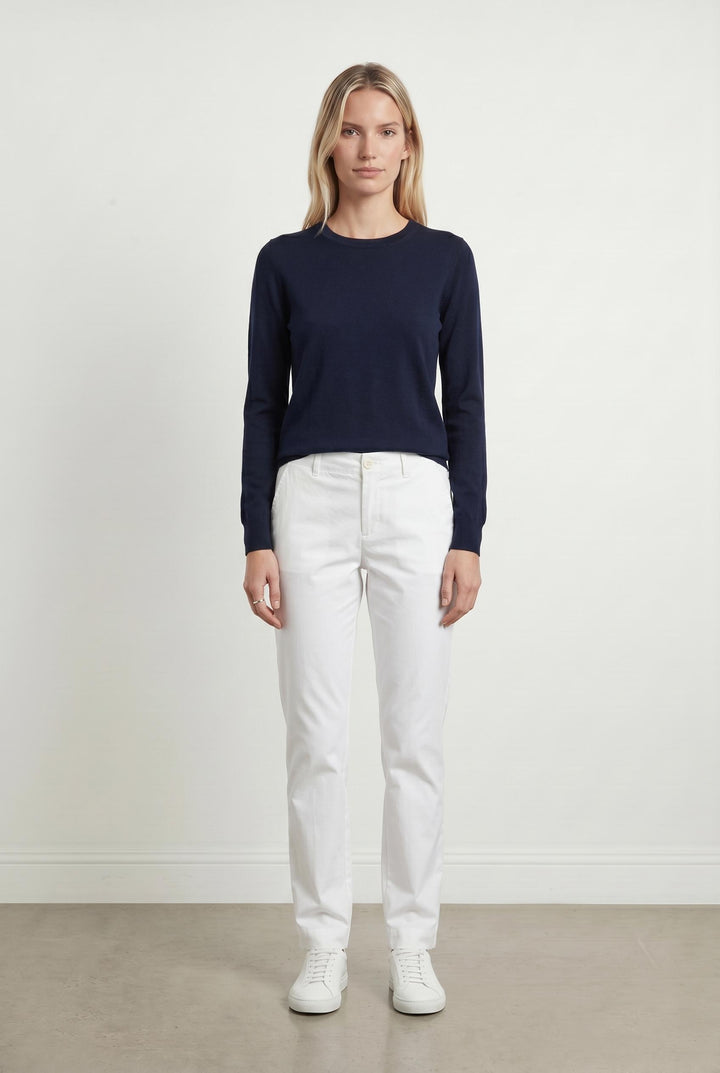 Pantalon blanc - Taille S/36 de la marque Agnès b. | GLO0102 - Vendu par Paradigme - Image 1