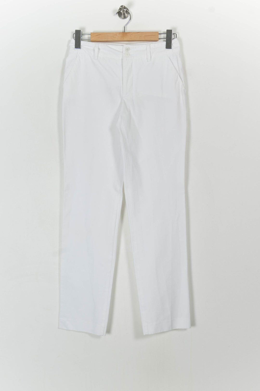 Pantalon blanc - Taille S/36 de la marque Agnès b. | GLO0102 - Vendu par Paradigme - Image 2